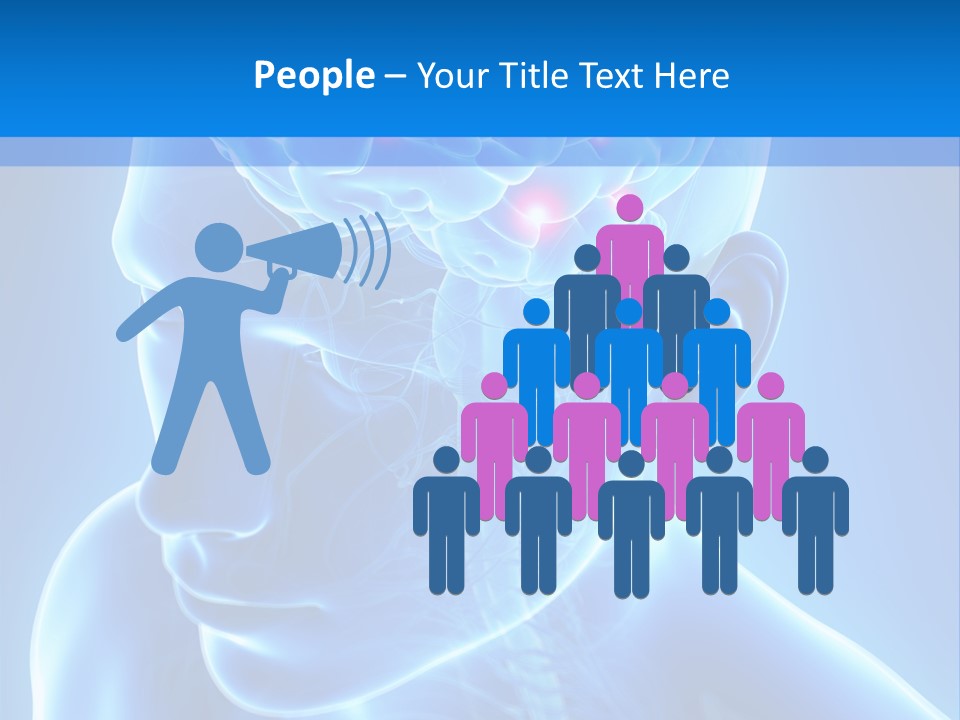 Highlighted Headache Skeletal PowerPoint Template