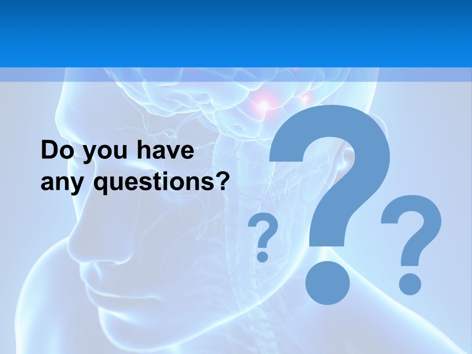 Highlighted Headache Skeletal PowerPoint Template