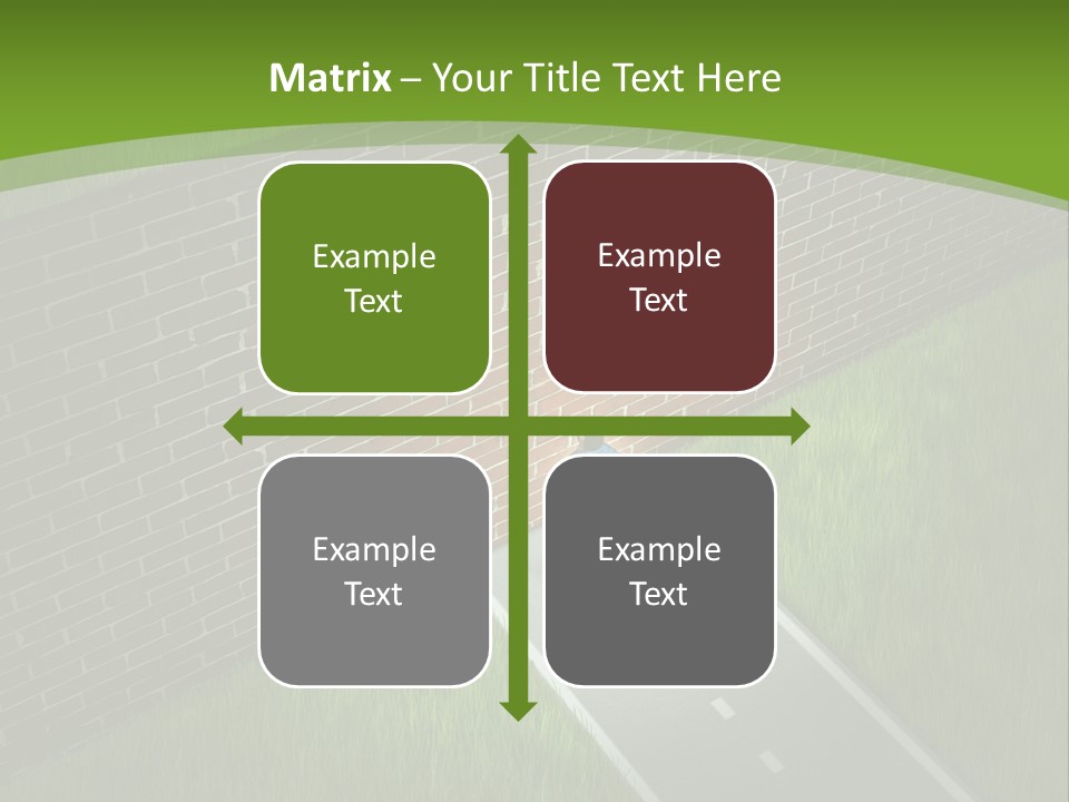 Brick Wall Searching Business People PowerPoint Template