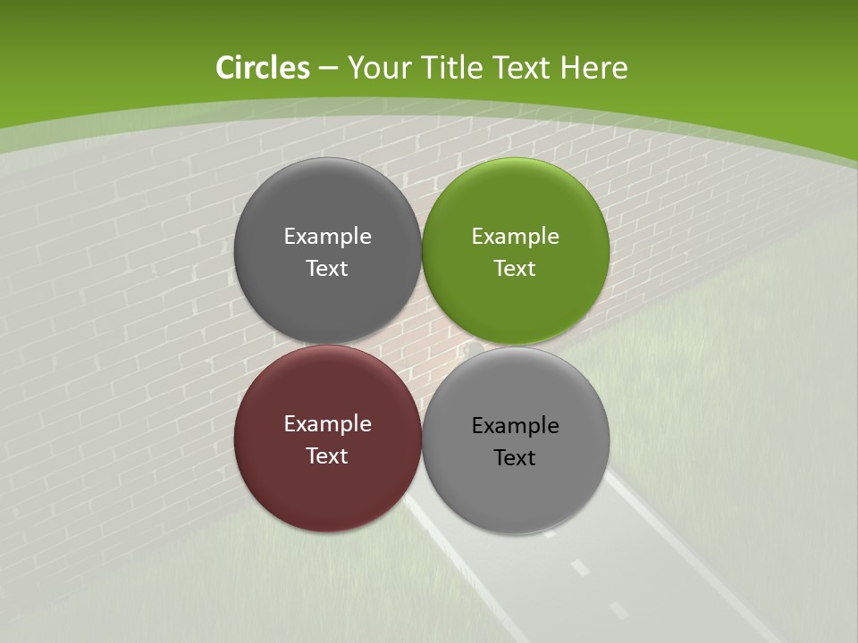 Brick Wall Searching Business People PowerPoint Template