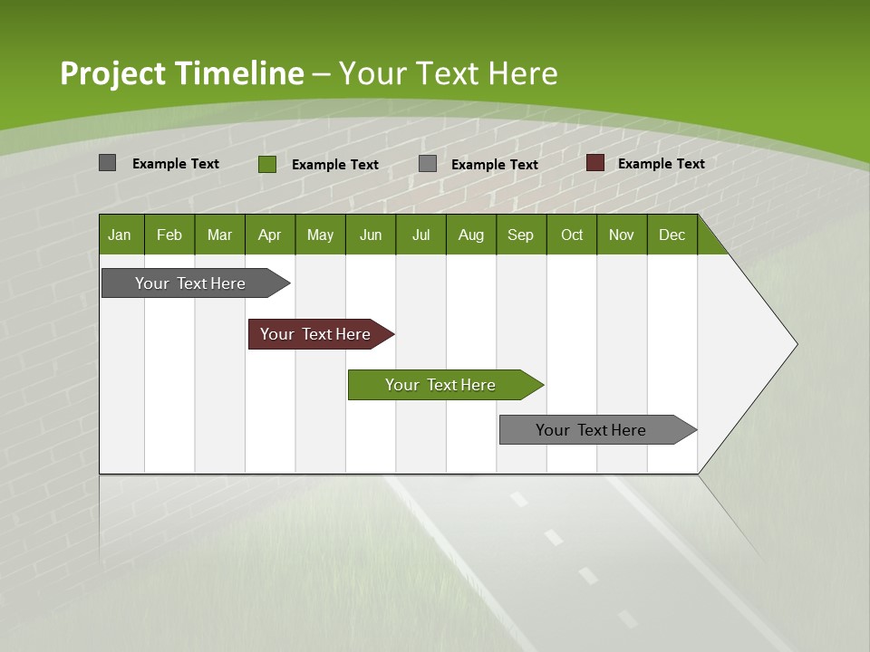 Brick Wall Searching Business People PowerPoint Template