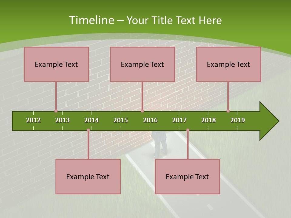 Brick Wall Searching Business People PowerPoint Template