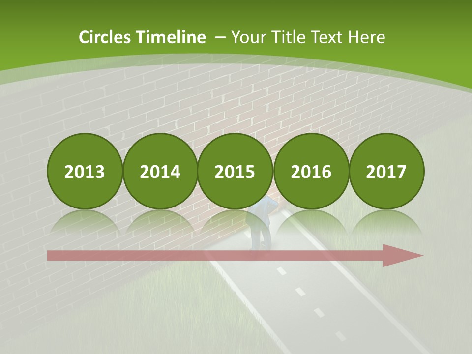 Brick Wall Searching Business People PowerPoint Template