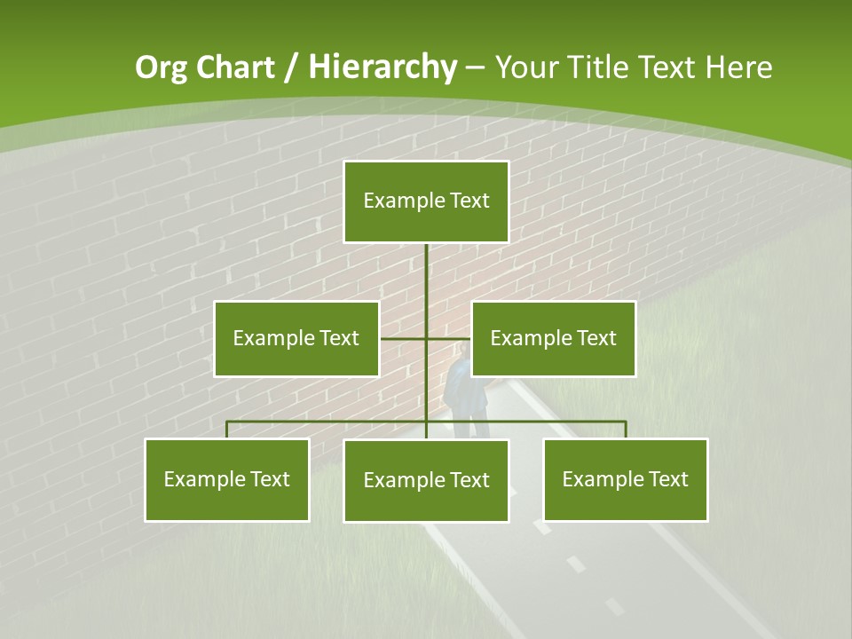 Brick Wall Searching Business People PowerPoint Template