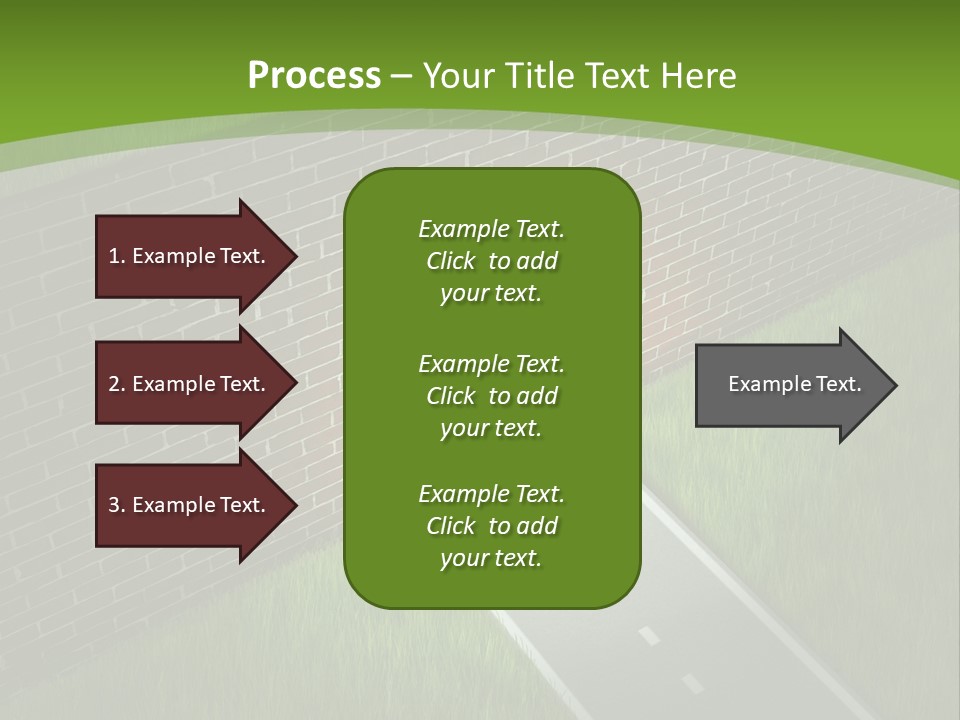 Brick Wall Searching Business People PowerPoint Template