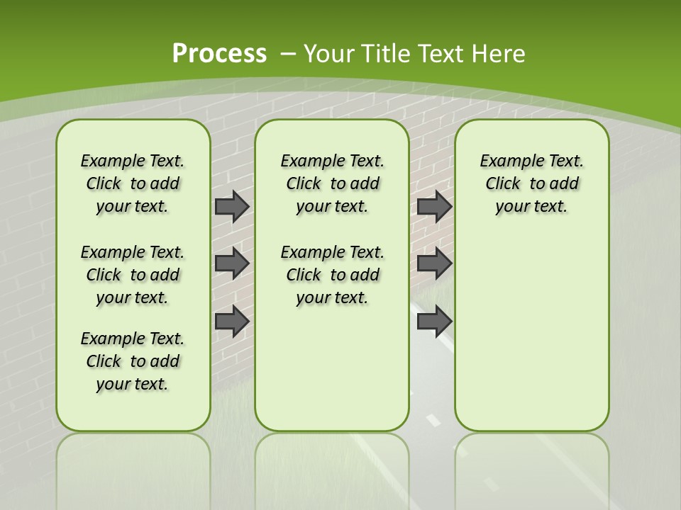 Brick Wall Searching Business People PowerPoint Template
