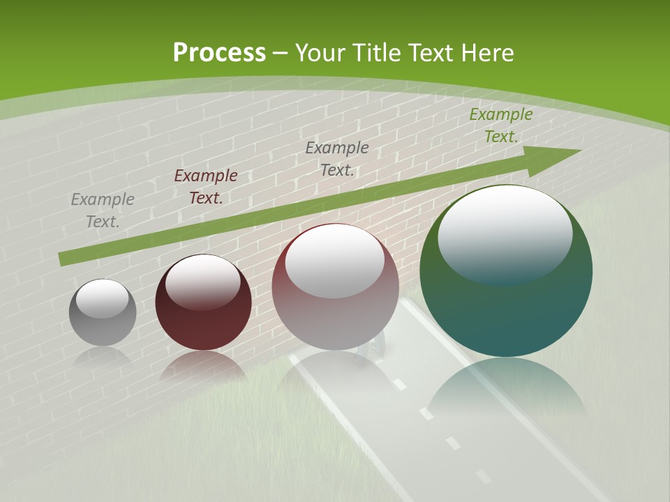 Brick Wall Searching Business People PowerPoint Template