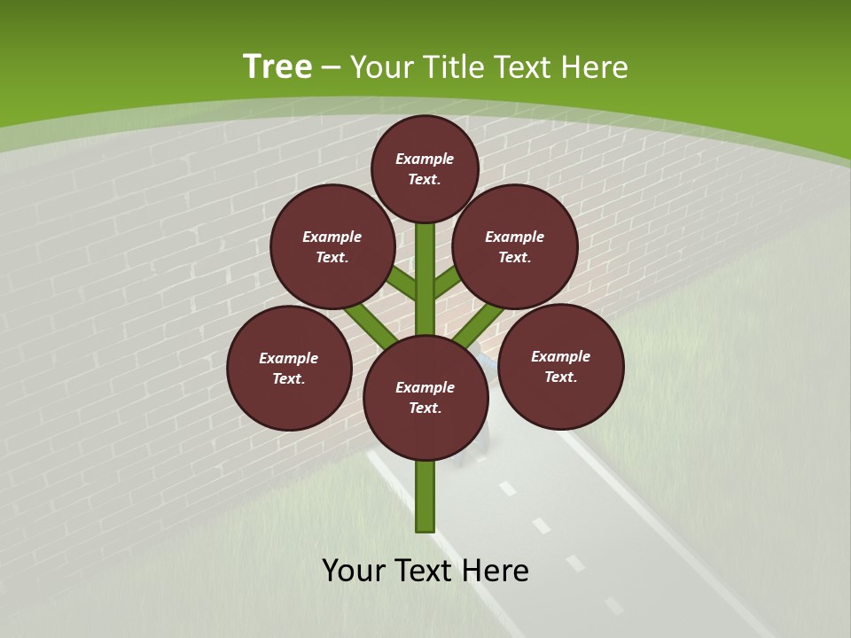 Brick Wall Searching Business People PowerPoint Template