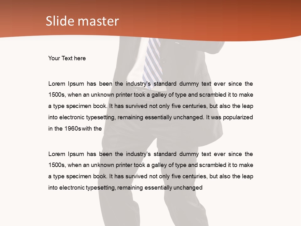 Length Concept Formal PowerPoint Template