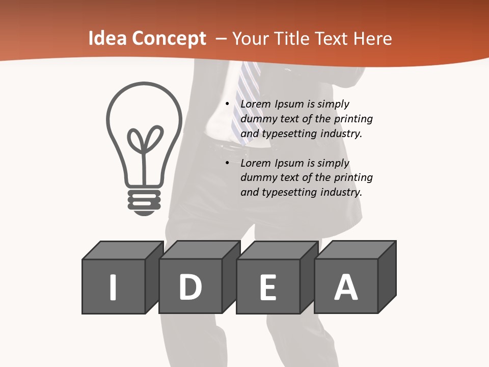 Length Concept Formal PowerPoint Template