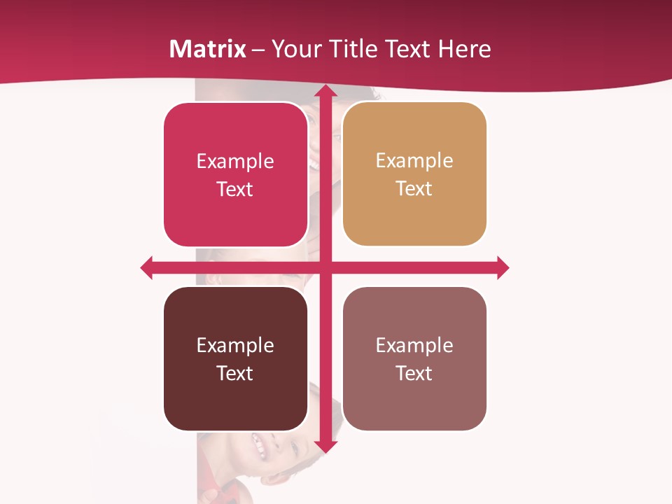 Multicolor Casual Four PowerPoint Template