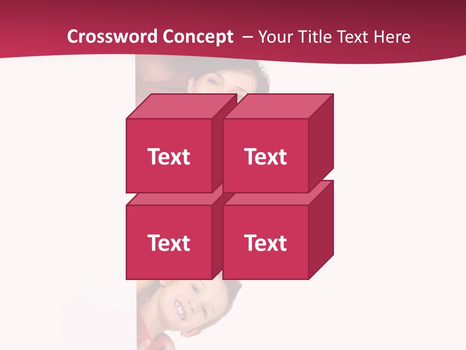 Multicolor Casual Four PowerPoint Template