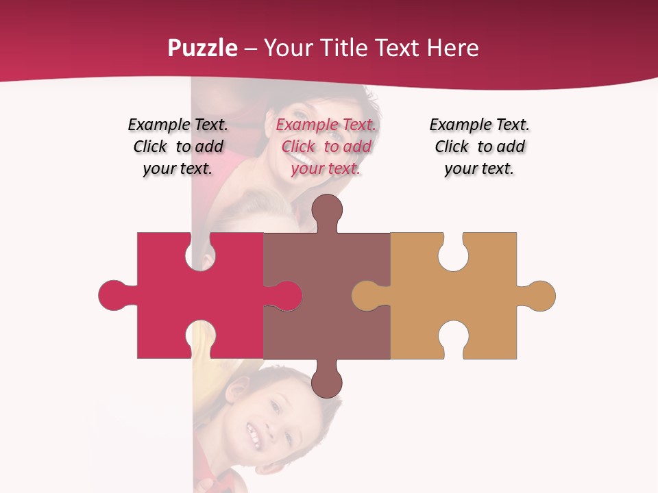 Multicolor Casual Four PowerPoint Template