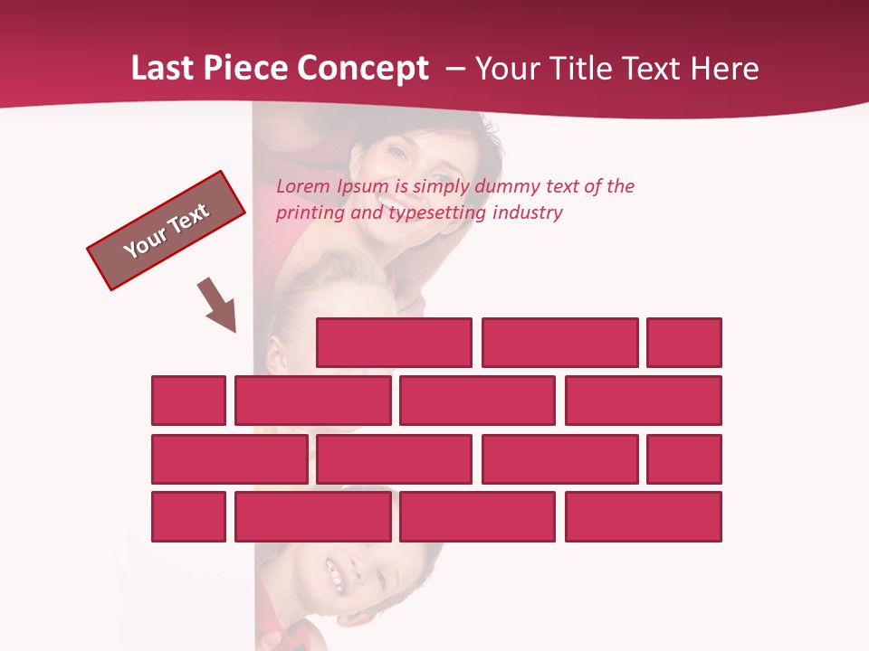 Multicolor Casual Four PowerPoint Template