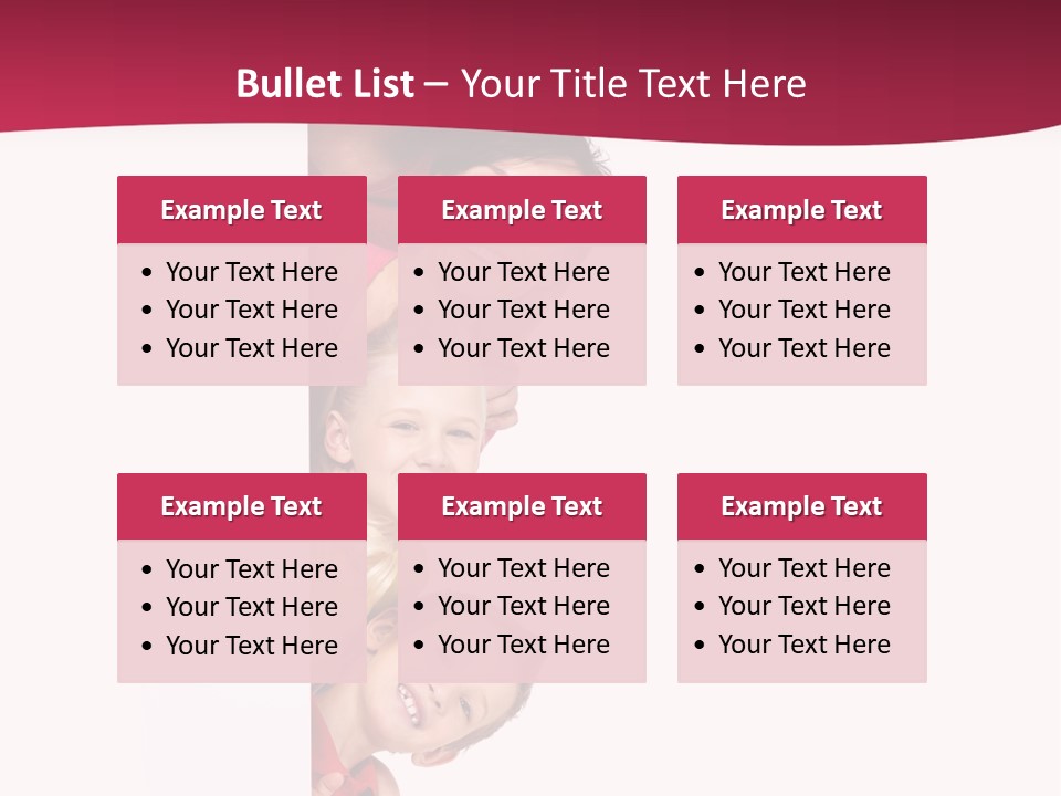 Multicolor Casual Four PowerPoint Template