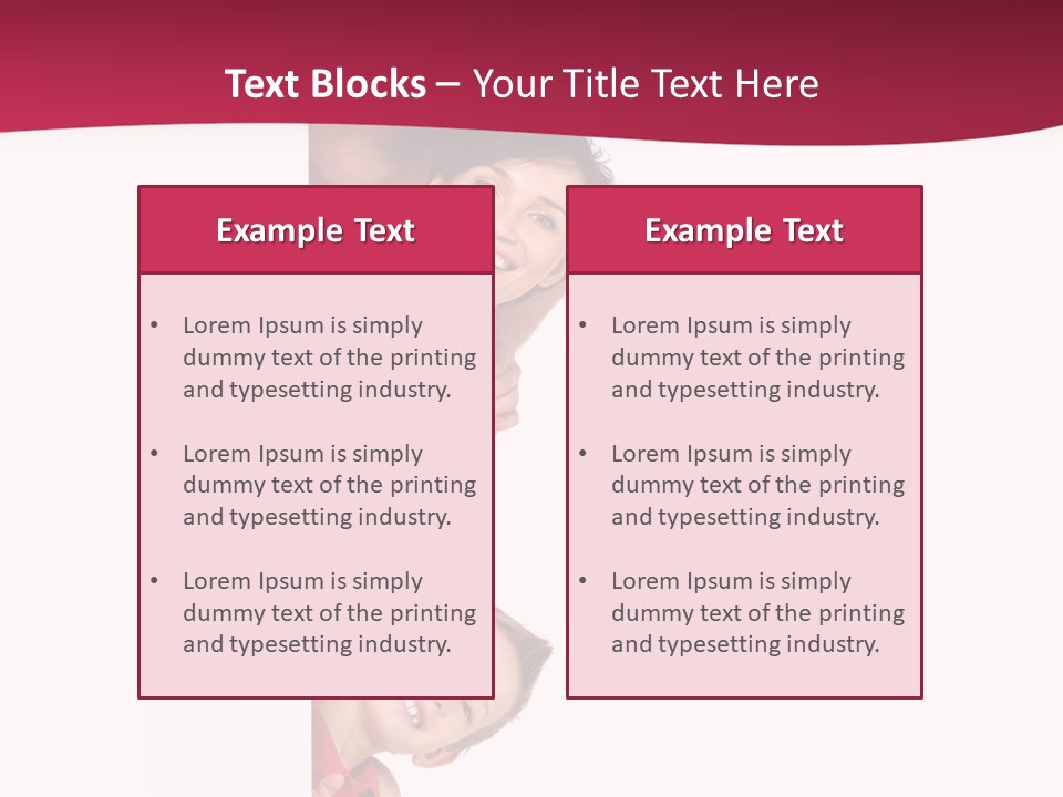 Multicolor Casual Four PowerPoint Template