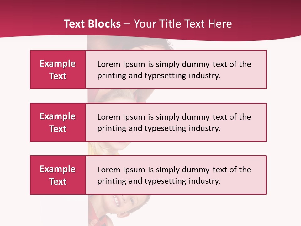 Multicolor Casual Four PowerPoint Template