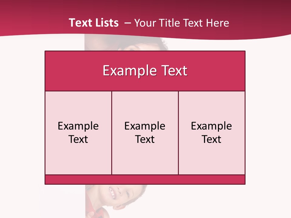 Multicolor Casual Four PowerPoint Template
