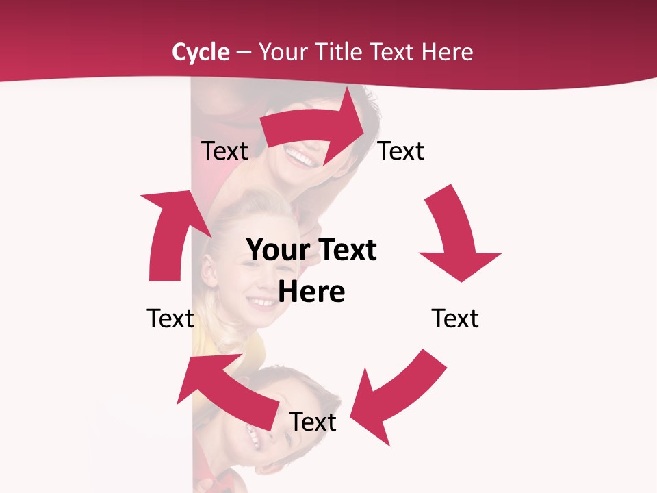 Multicolor Casual Four PowerPoint Template