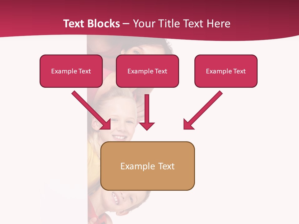 Multicolor Casual Four PowerPoint Template