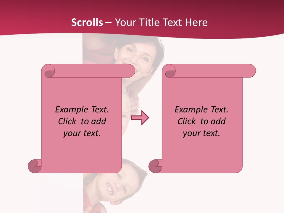 Multicolor Casual Four PowerPoint Template