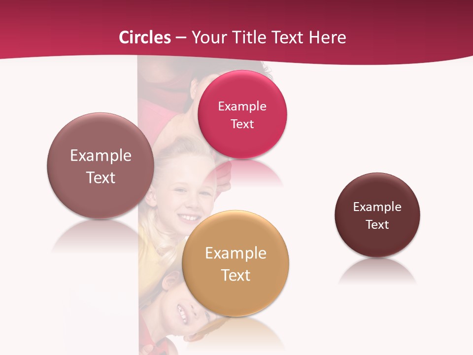 Multicolor Casual Four PowerPoint Template