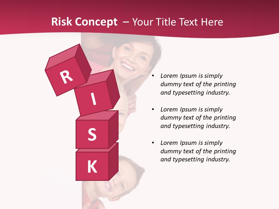 Multicolor Casual Four PowerPoint Template