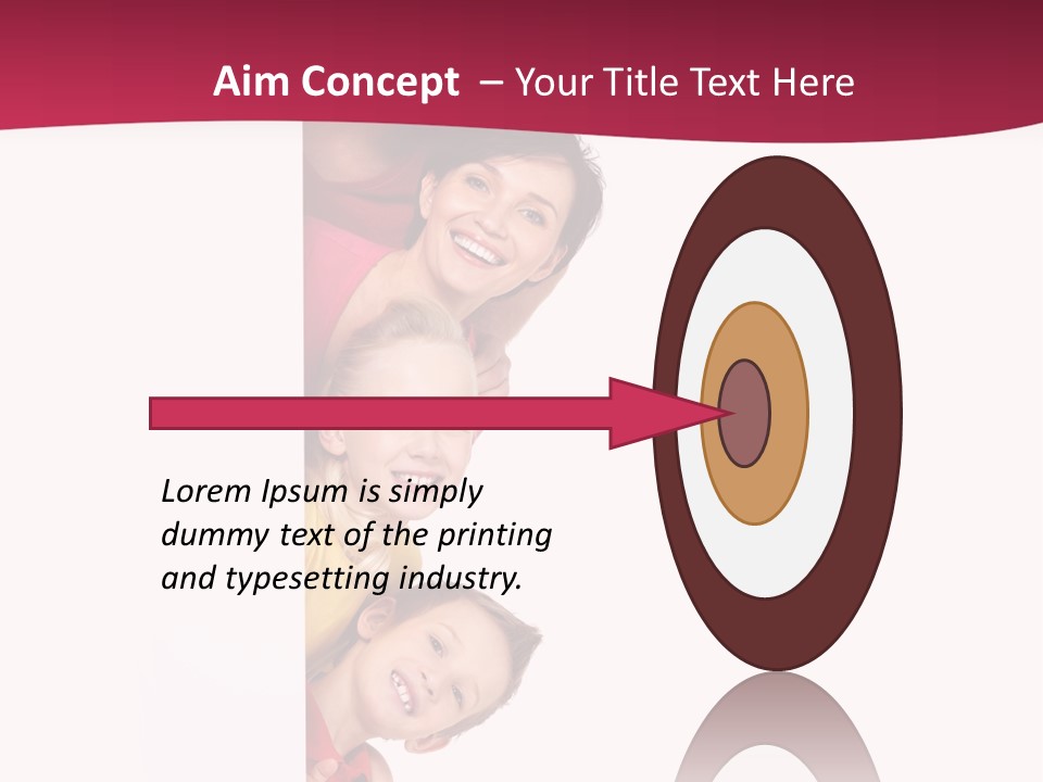 Multicolor Casual Four PowerPoint Template