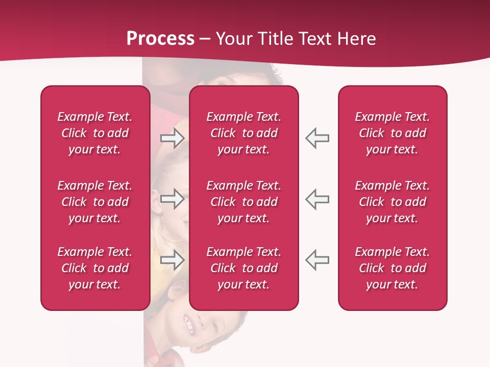 Multicolor Casual Four PowerPoint Template