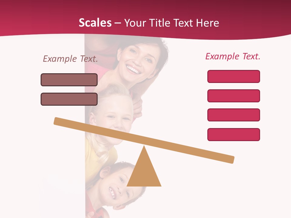 Multicolor Casual Four PowerPoint Template