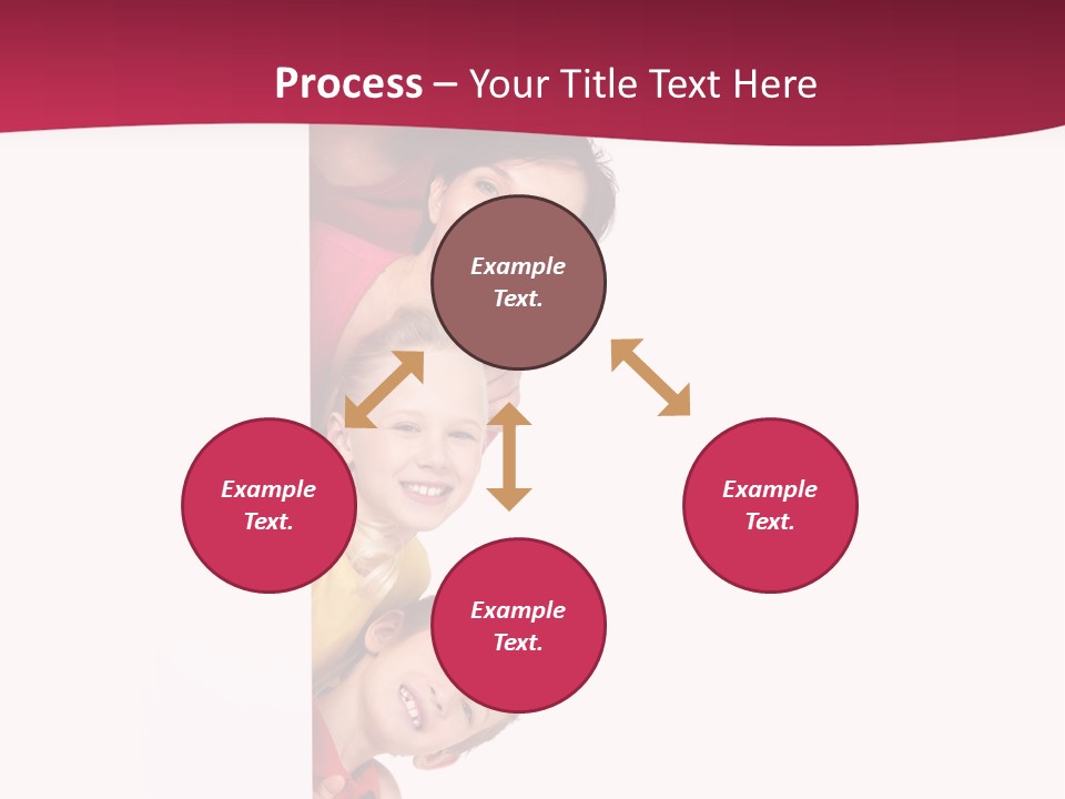 Multicolor Casual Four PowerPoint Template