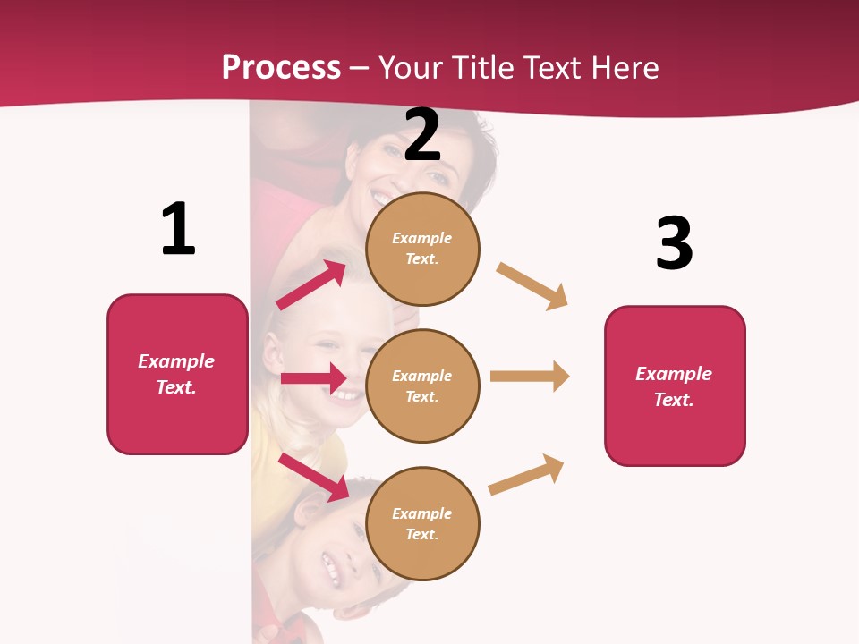 Multicolor Casual Four PowerPoint Template