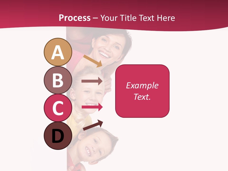 Multicolor Casual Four PowerPoint Template