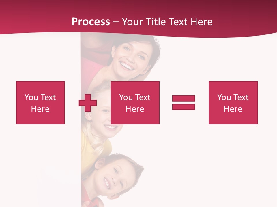 Multicolor Casual Four PowerPoint Template