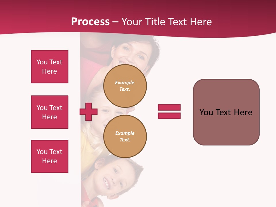 Multicolor Casual Four PowerPoint Template