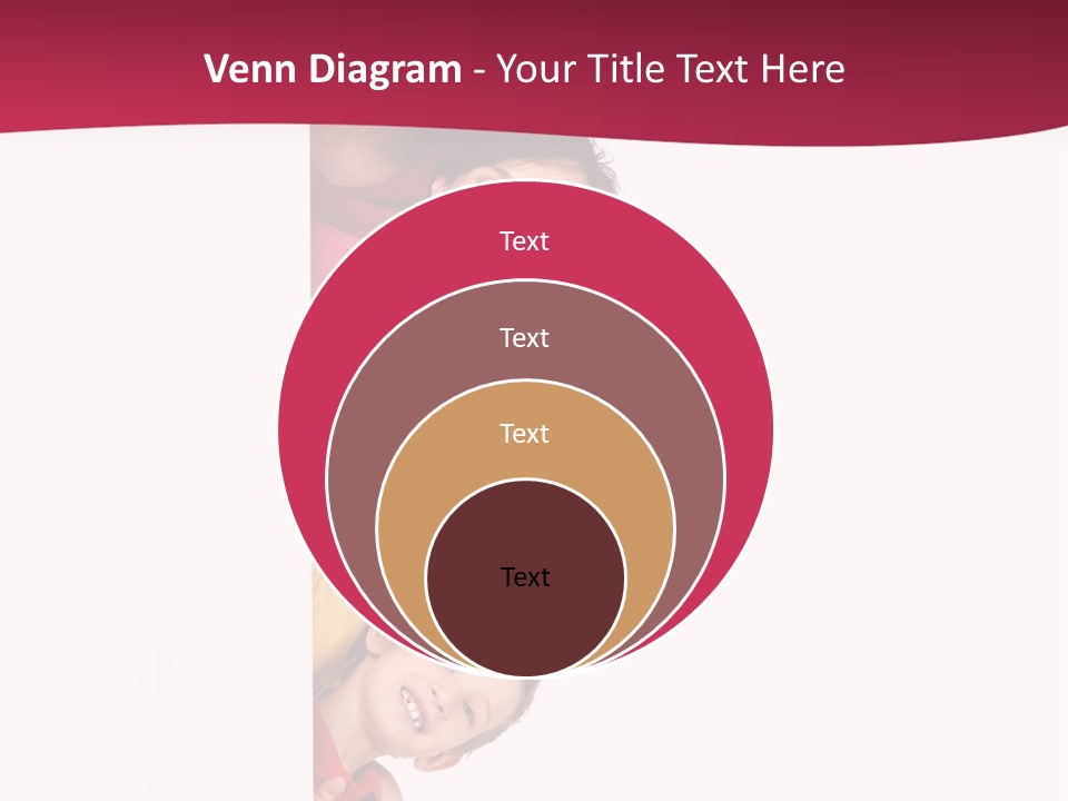 Multicolor Casual Four PowerPoint Template