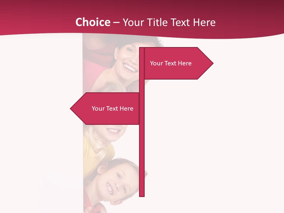Multicolor Casual Four PowerPoint Template