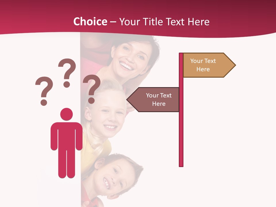 Multicolor Casual Four PowerPoint Template