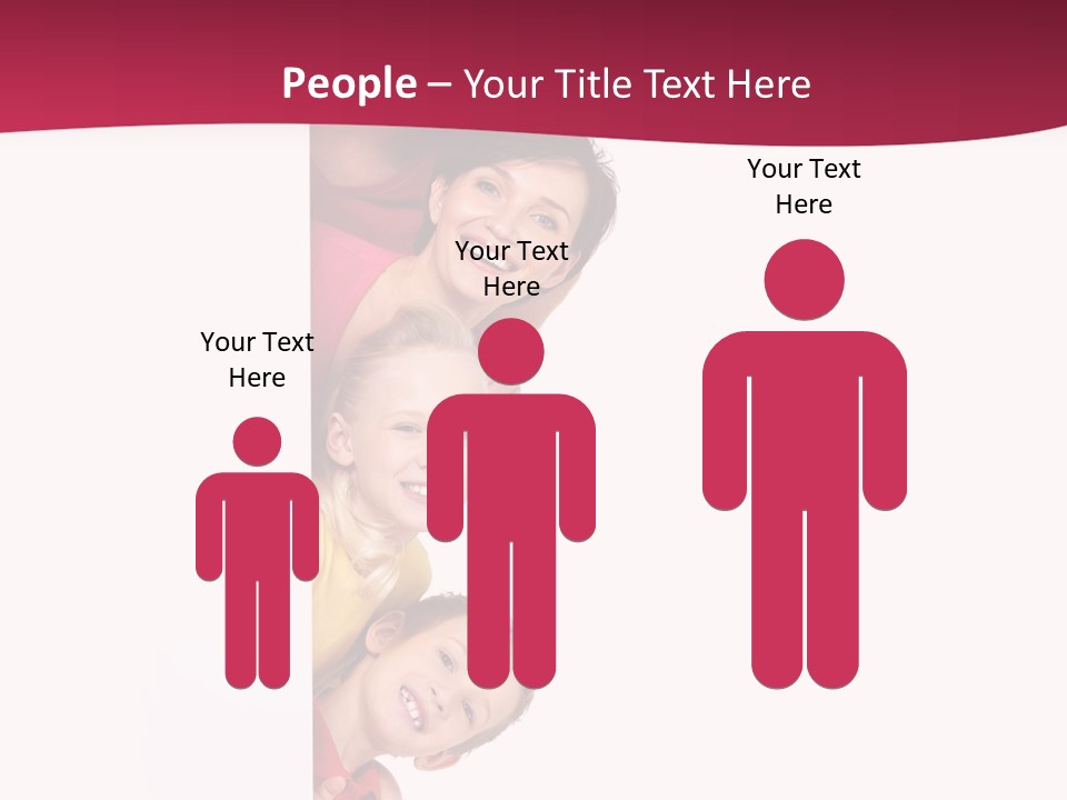 Multicolor Casual Four PowerPoint Template