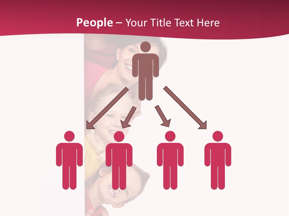 Multicolor Casual Four PowerPoint Template