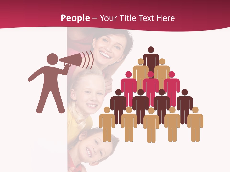 Multicolor Casual Four PowerPoint Template