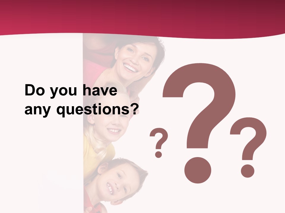 Multicolor Casual Four PowerPoint Template