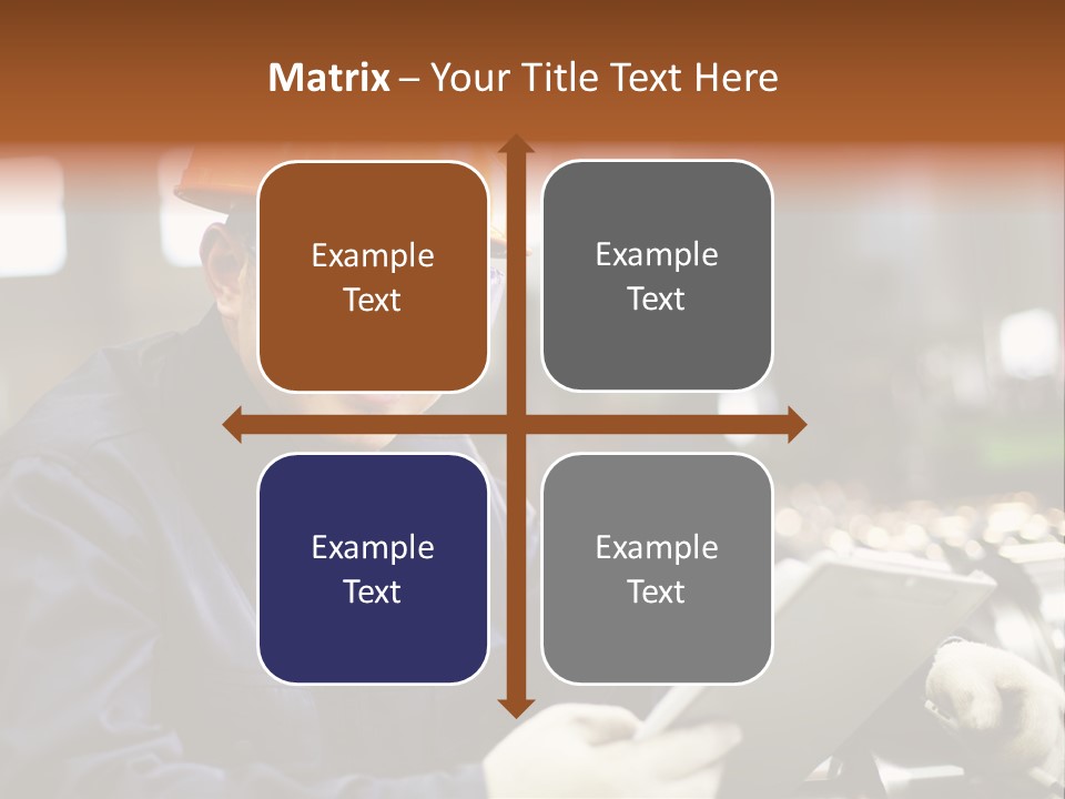 Man Equipment Smile PowerPoint Template