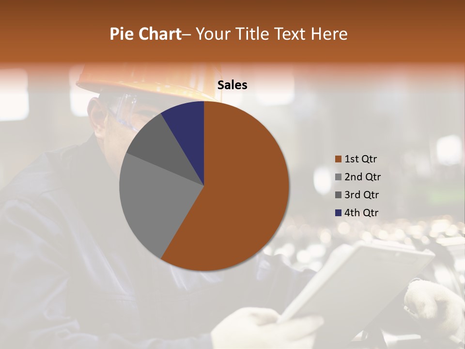 Man Equipment Smile PowerPoint Template