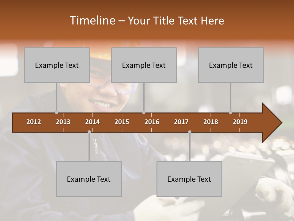 Man Equipment Smile PowerPoint Template