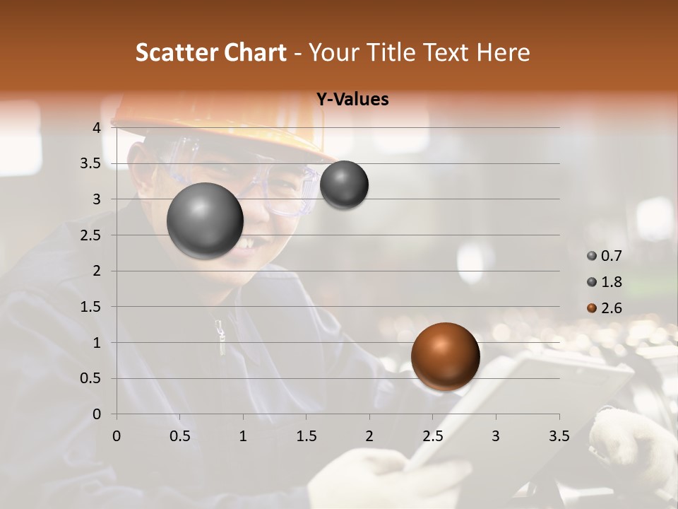 Man Equipment Smile PowerPoint Template