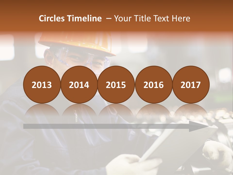 Man Equipment Smile PowerPoint Template