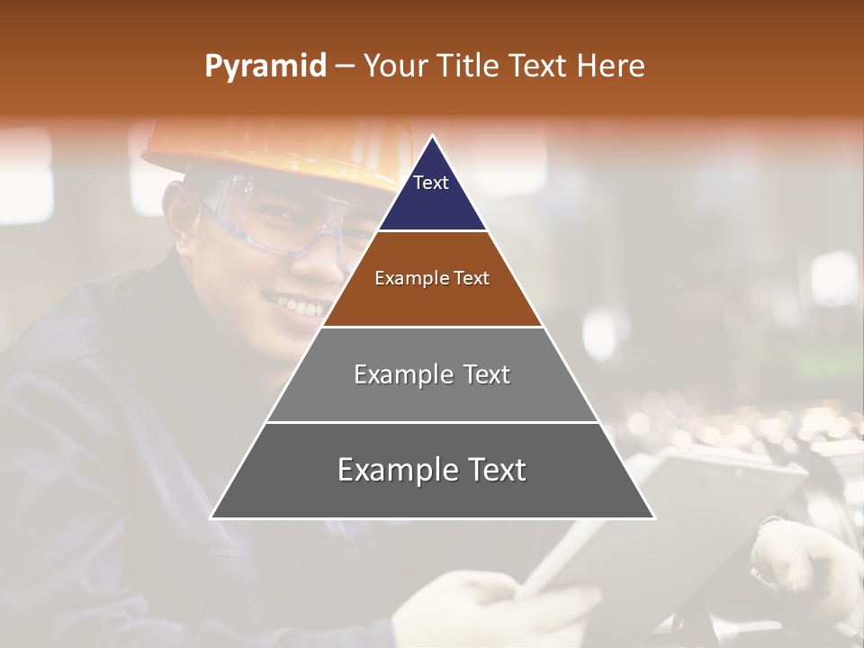 Man Equipment Smile PowerPoint Template