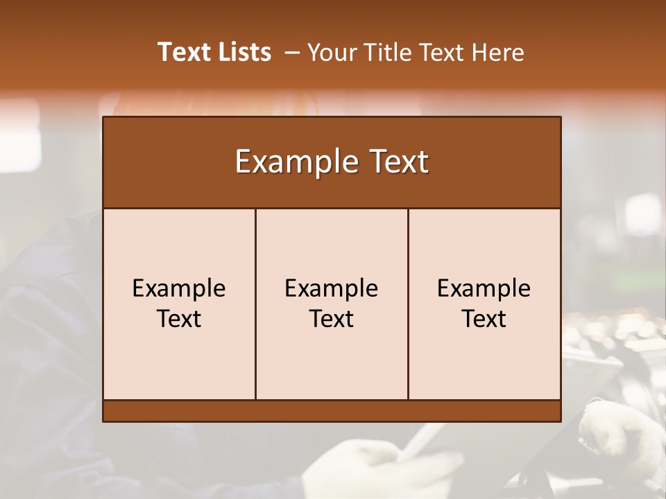 Man Equipment Smile PowerPoint Template