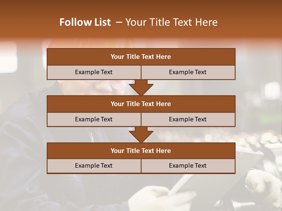 Man Equipment Smile PowerPoint Template